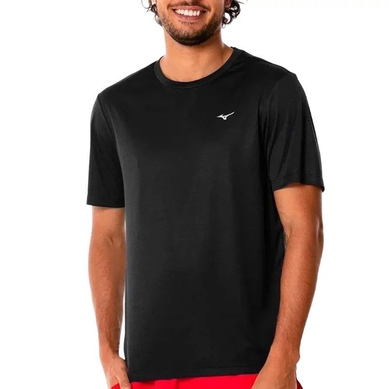 Camiseta Mizuno Spark 2 - masculino - preto