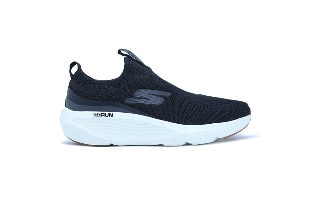 Tenis Skechers Go Run Elevate Upraise - masculino - preto e branco