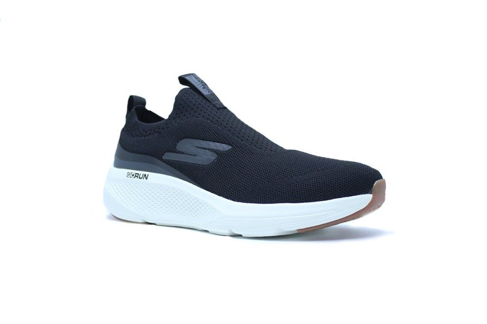 Tenis Skechers Go Run Elevate Upraise - masculino - preto e branco Preto 2