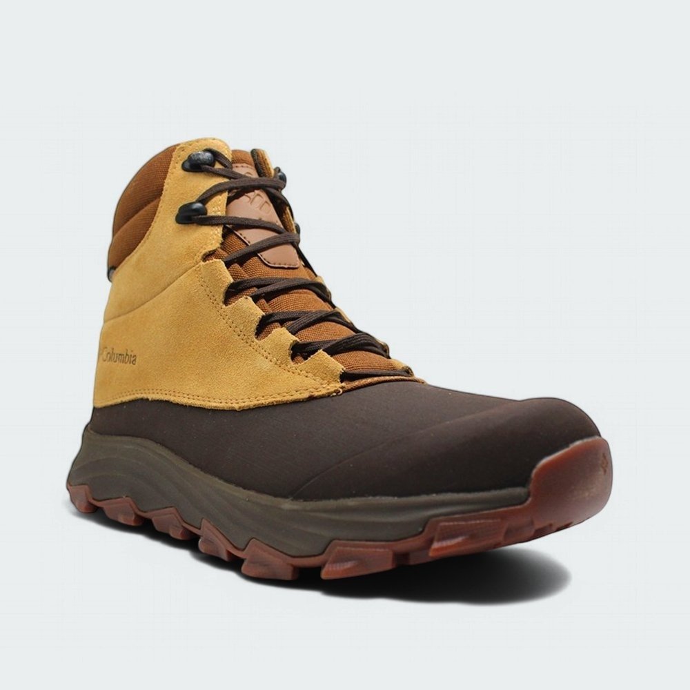 Bota Columbia Expeditionist - masculino - marrom claro e marrom escuro Caramelo 2