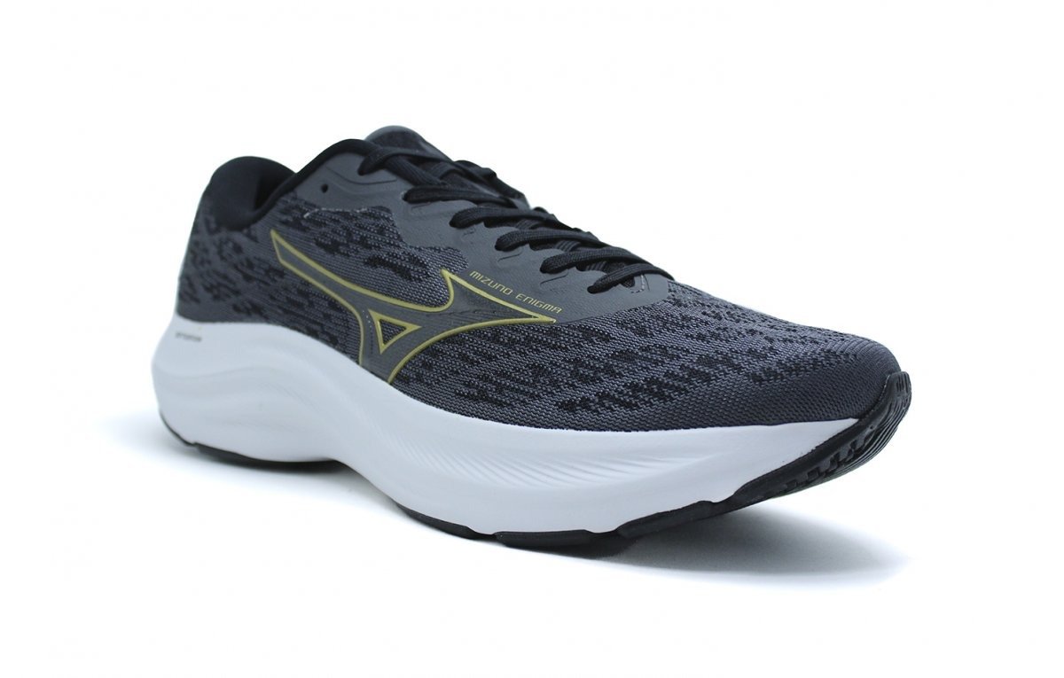 Tenis Mizuno Enigma - masculino - chumbo Cinza 2