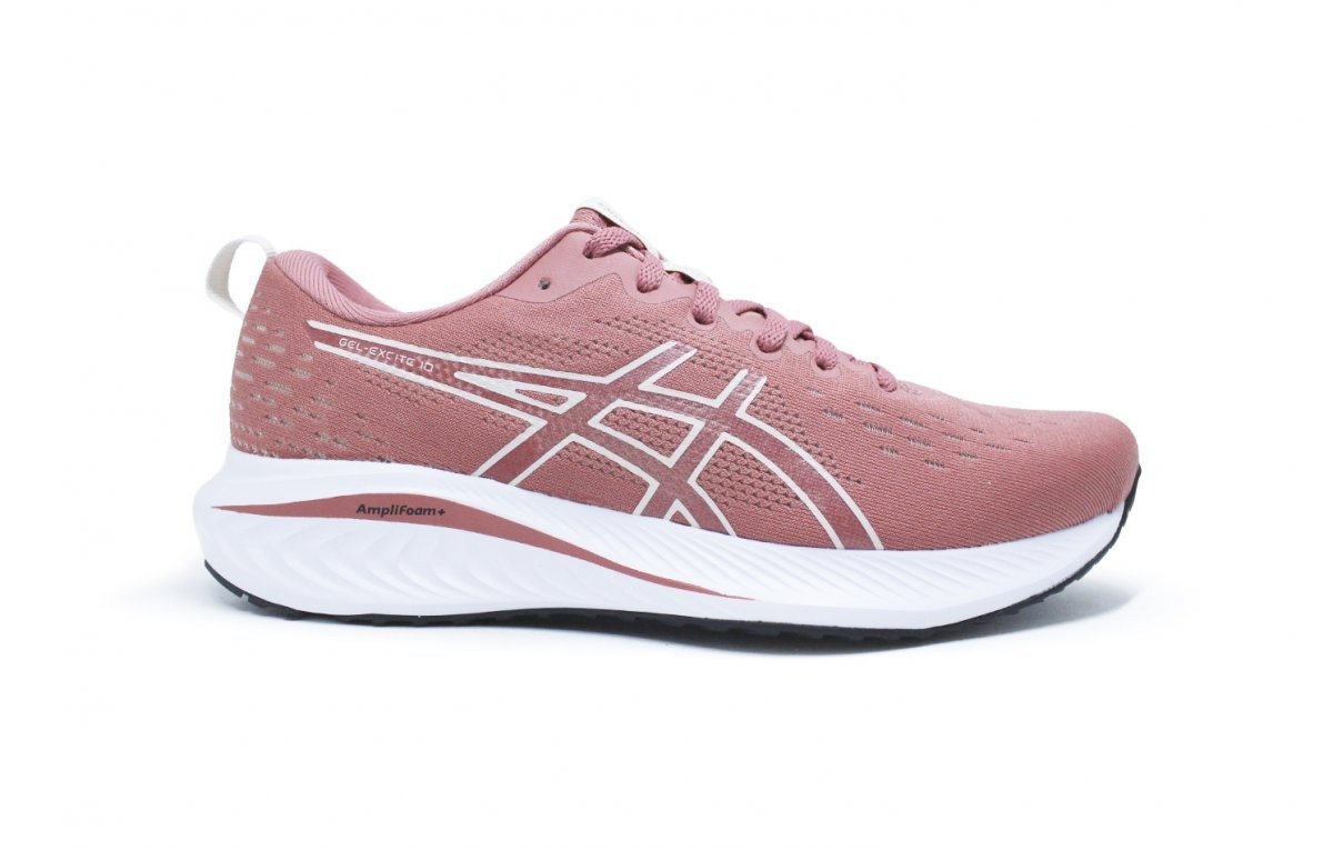 Tenis Asics Gel Excite 10 - feminino - coral e branco