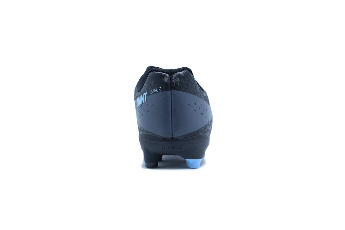 Chuteira campo Umbro Adamant League - unissex - preto e azul claro Preto 3