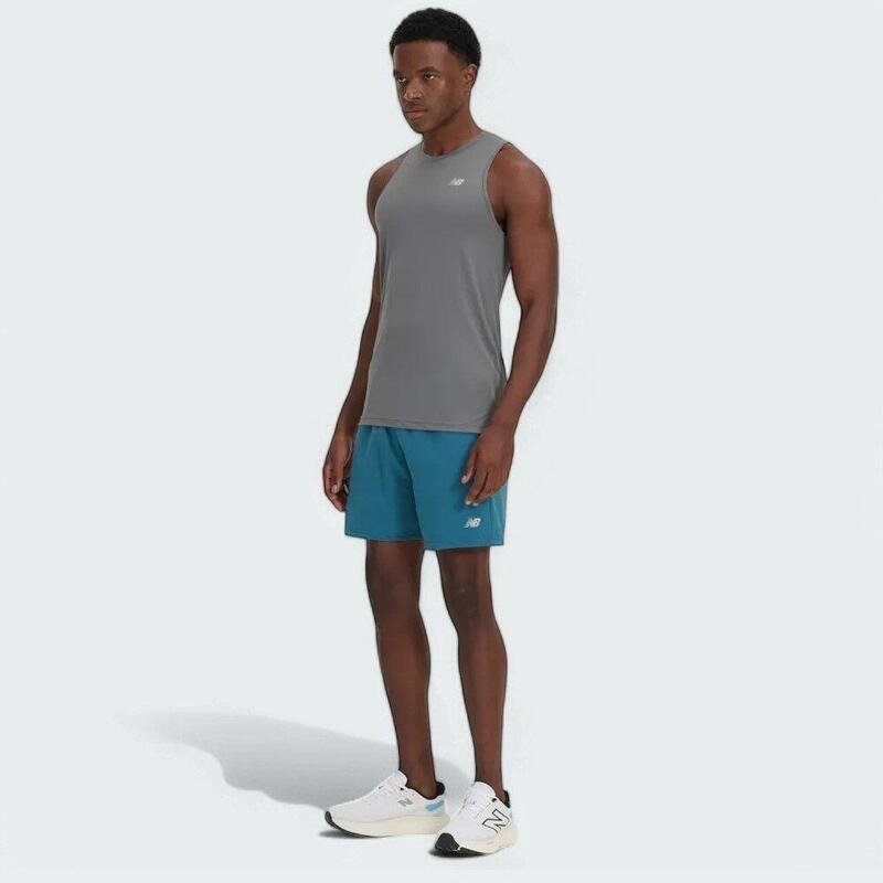 Bermuda New Balance Sport Essentials 7 - masculino - verde Verde 4
