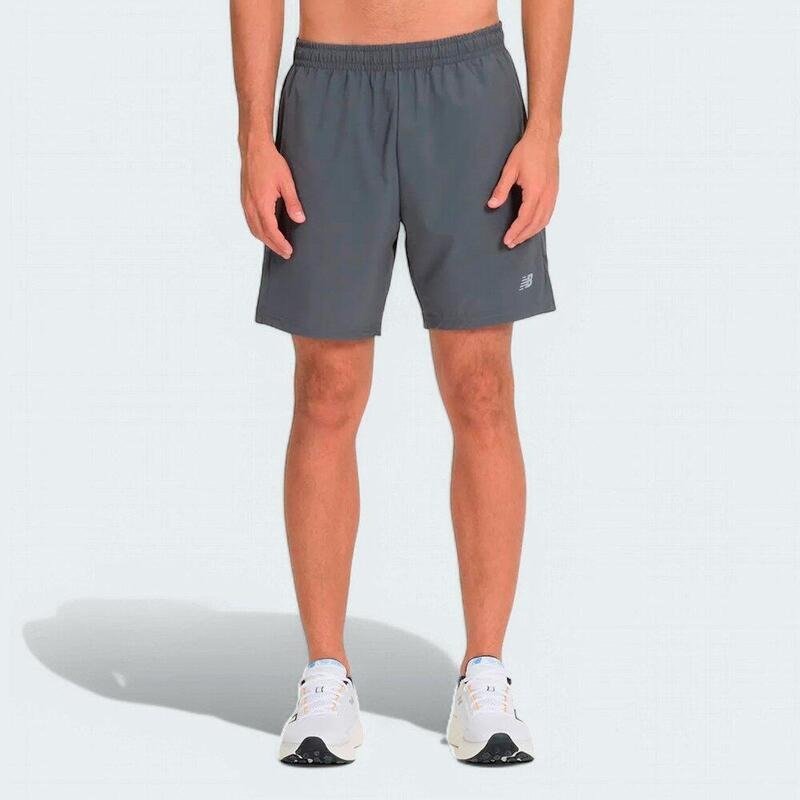 Bermuda New Balance Sport Essentials 7 - masculino - cinza