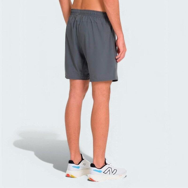Bermuda New Balance Sport Essentials 7 - masculino - cinza Cinza 3