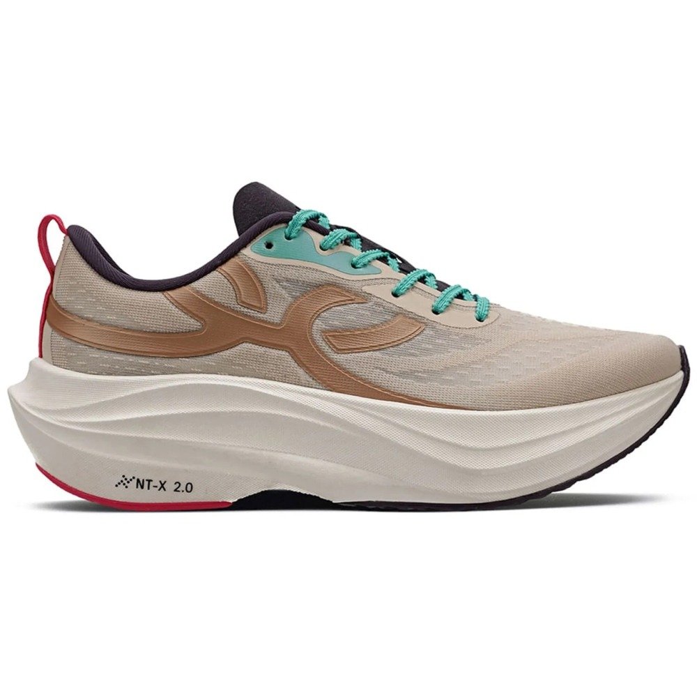 Tênis Olympikus Corre Turbo - masculino - bege e branco