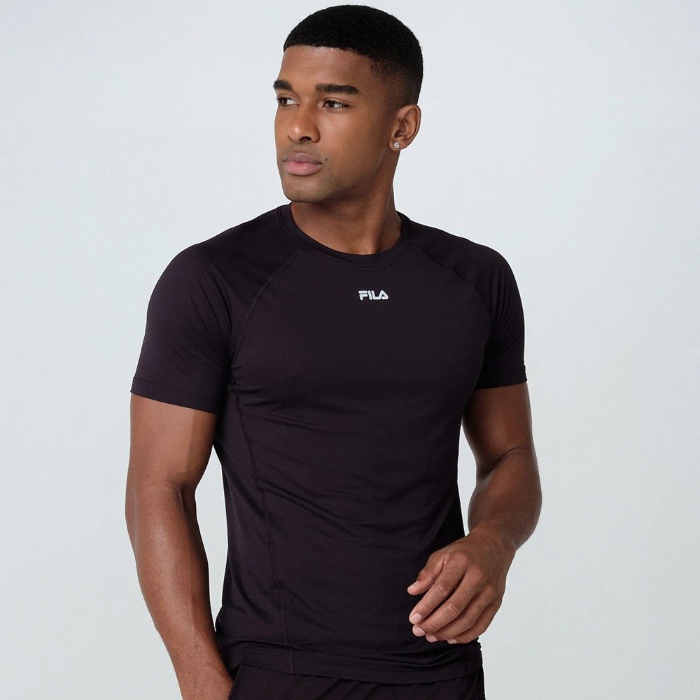 Camiseta Fila Bio III - masculino - preto Preto 3