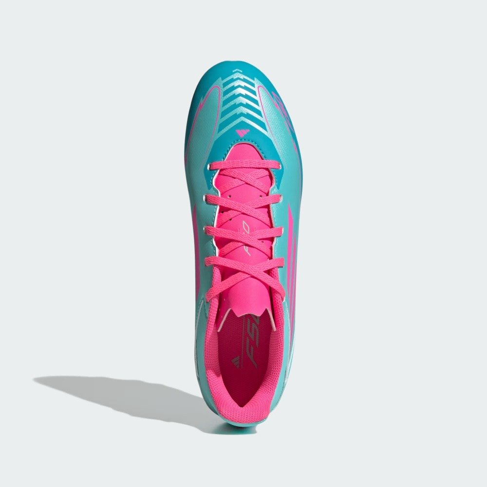 Chuteira Campo Adidas F50 Club Messi - masculino - azul e rosa Azul 3
