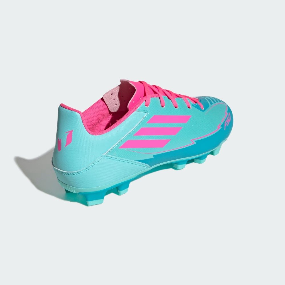 Chuteira Campo Adidas F50 Club Messi - masculino - azul e rosa Azul 6