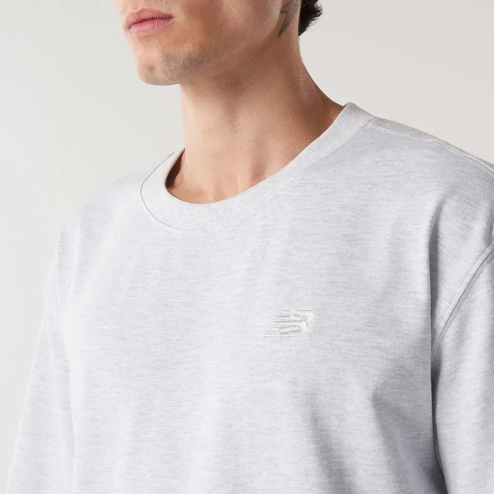 Camiseta New Balance Small Logo - masculino - cinza claro Cinza 4