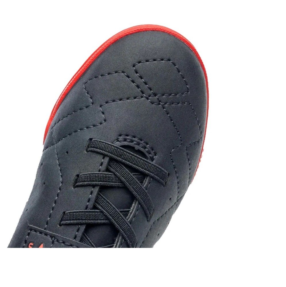 Chuteira Fultal Umbro Neo Striker Kids - unissex - preto e vermelho Preto 4