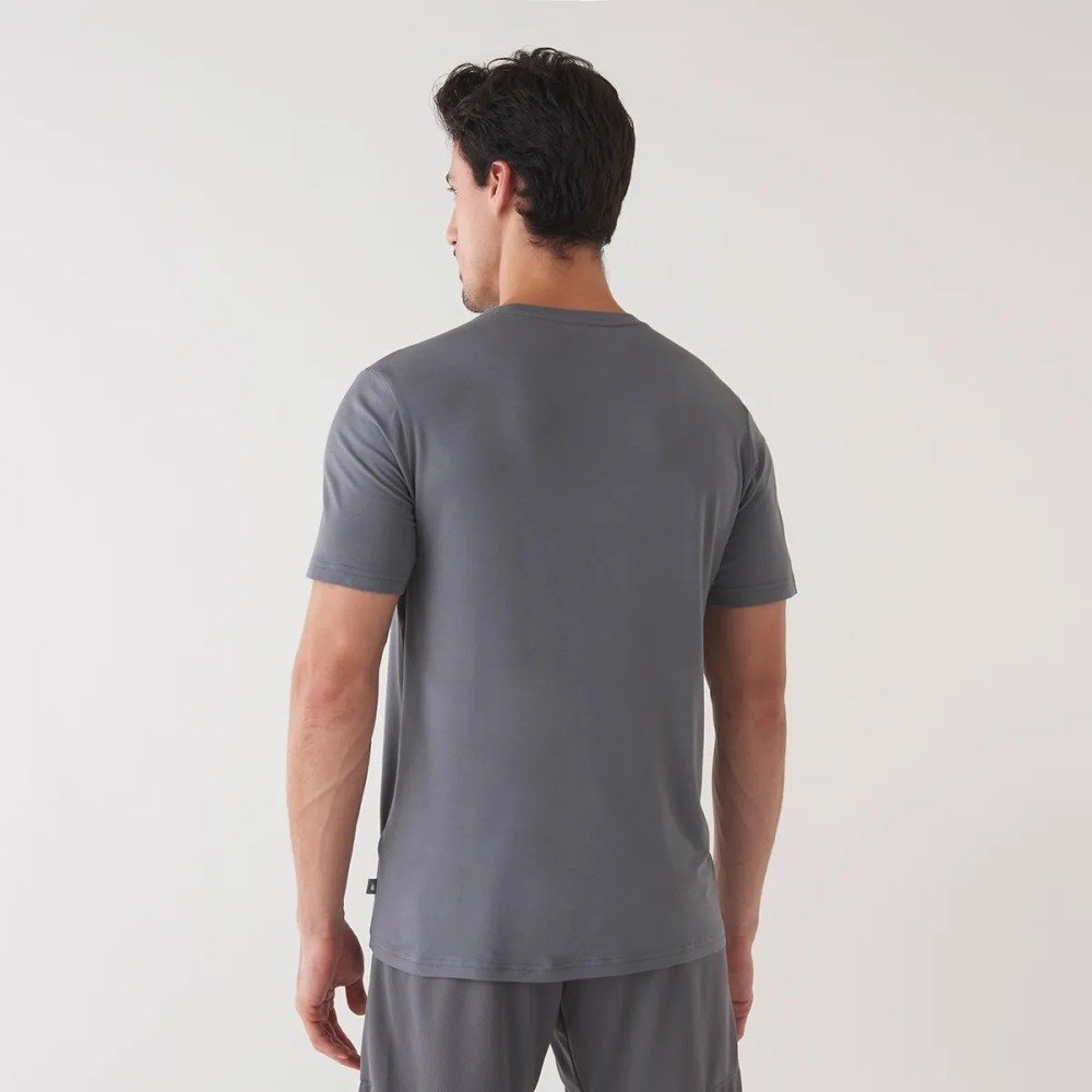 Camiseta New Balance Active Logo - masculino - cinza Cinza 2