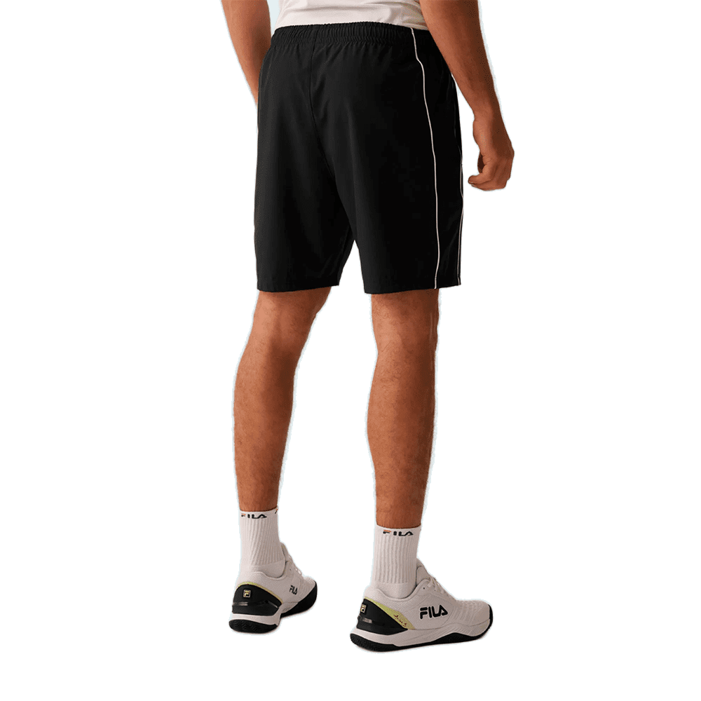 Bermuda Fila Match - 8 - masculino - preto e branco Preto 2