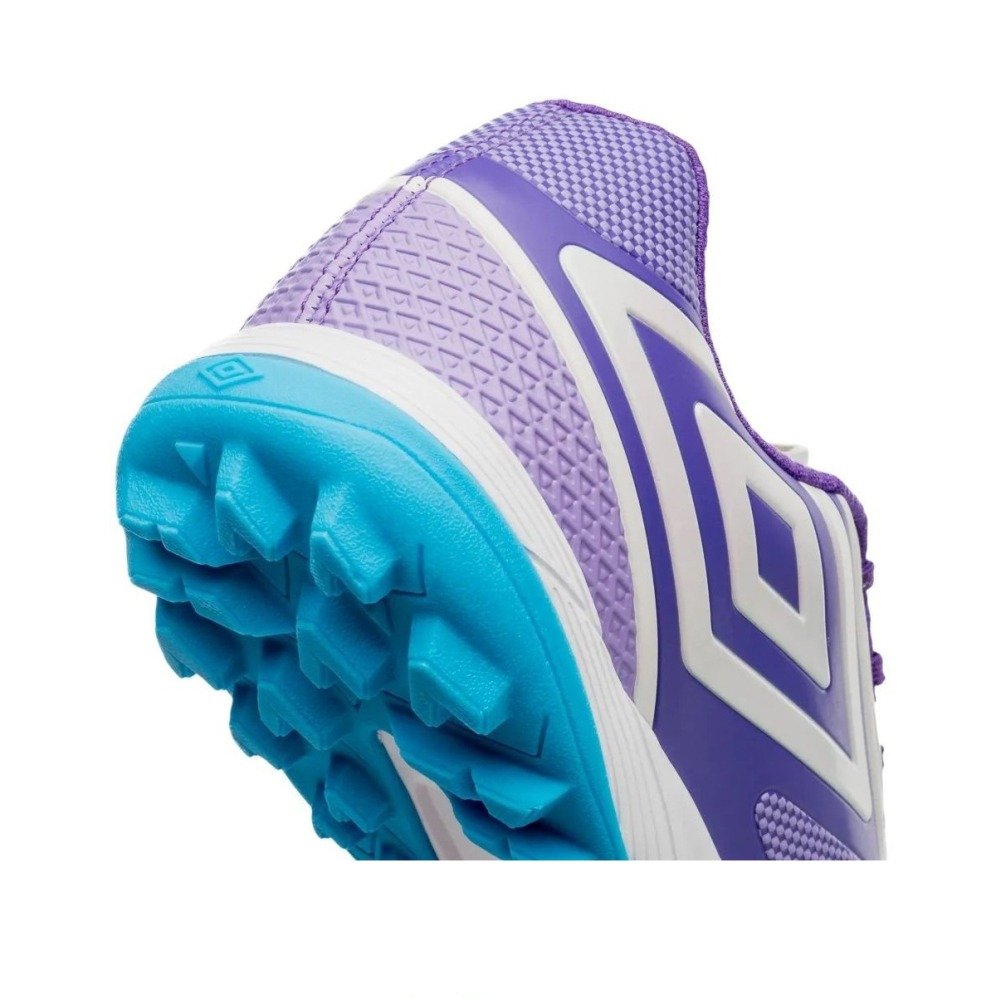 Chuteira Society Umbro Pro 5 Bump Club - masculino - roxo e branco Branco/Roxo 6