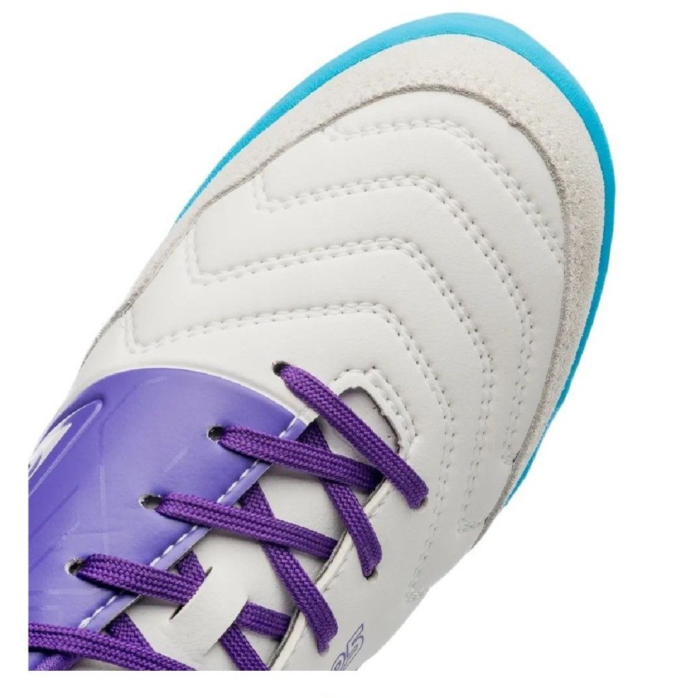 Chuteira Society Umbro Pro 5 Bump Club - masculino - roxo e branco Branco/Roxo 8