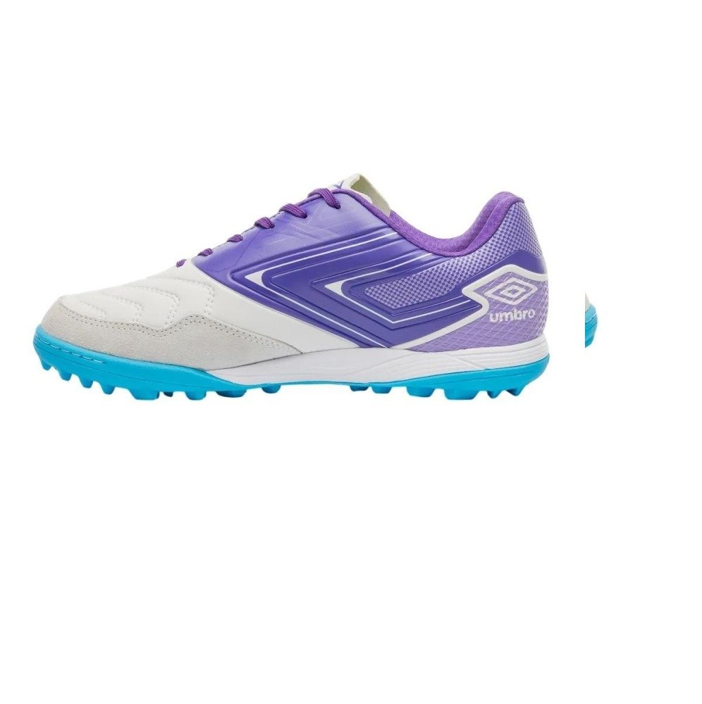Chuteira Society Umbro Pro 5 Bump Club - masculino - roxo e branco Branco/Roxo 9