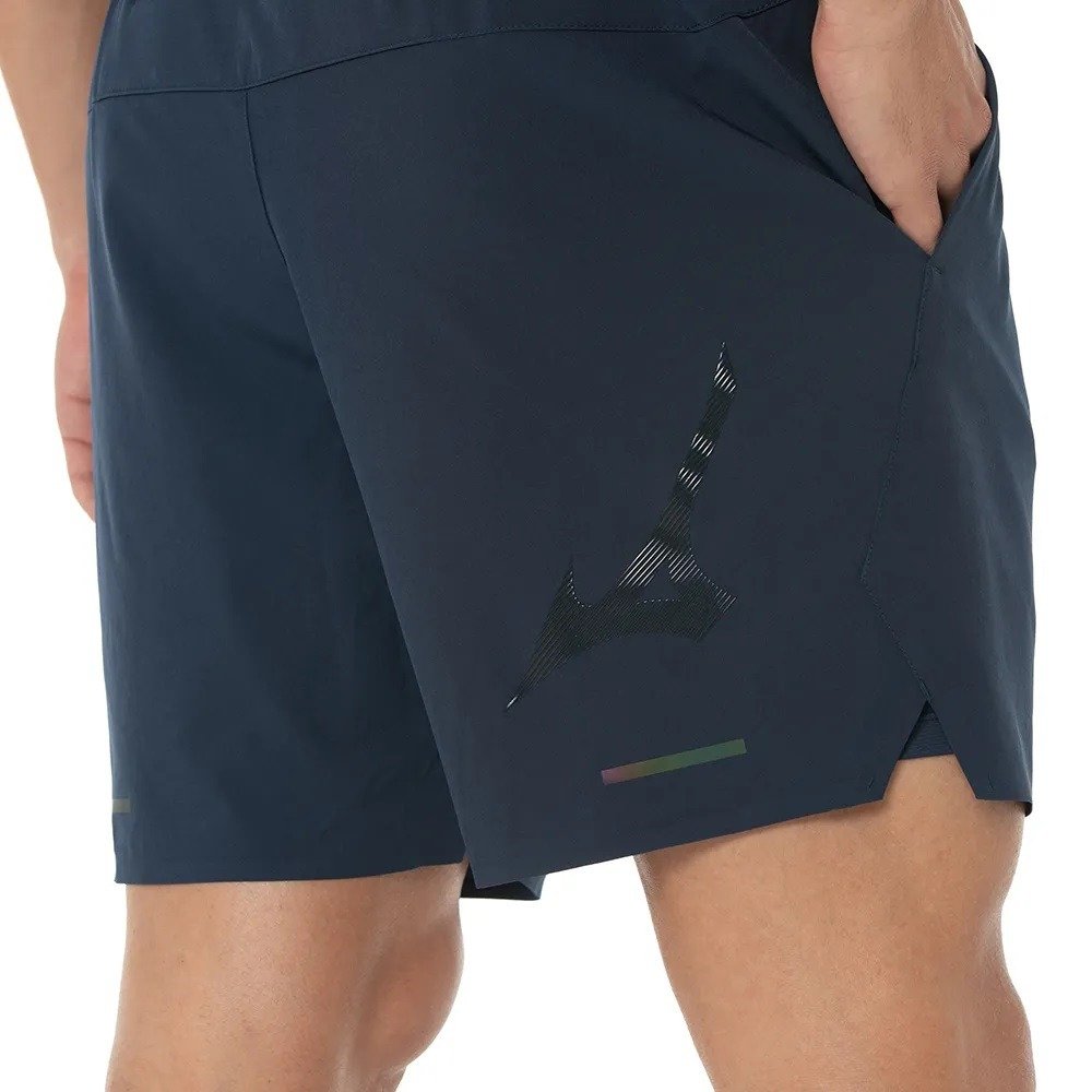 Short Mizuno 2x1 High 2 - masculino - azul marinho Azul Marinho 4