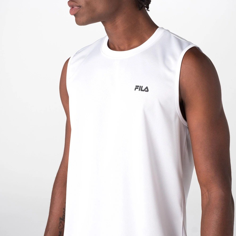Camiseta Fila Myler - masculino - branco Branco 4