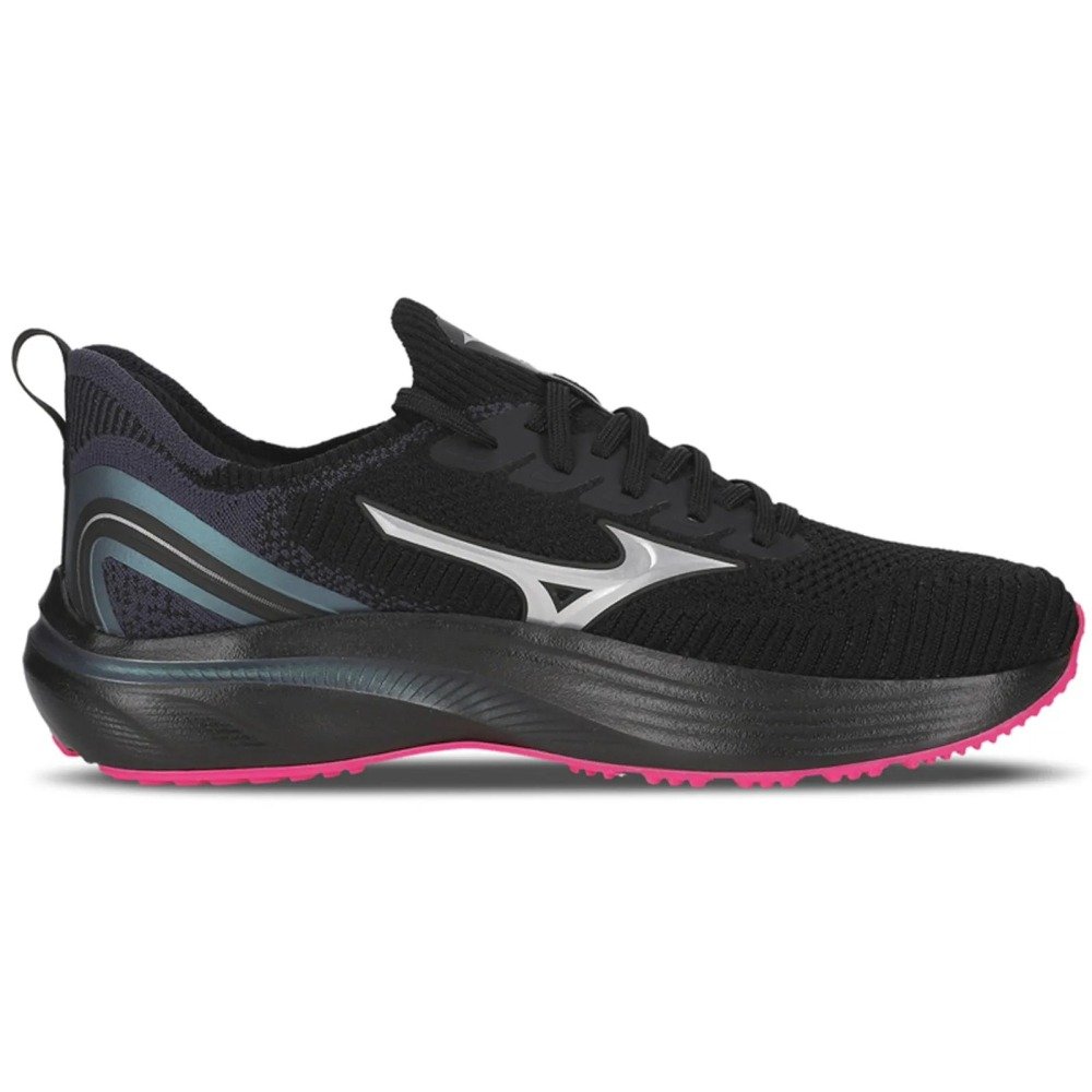 Tênis Mizuno Glow 2 - feminino - preto e rosa