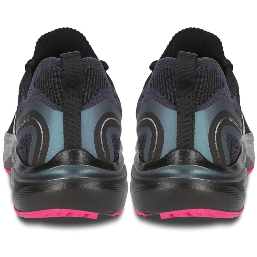 Tênis Mizuno Glow 2 - feminino - preto e rosa Preto 3