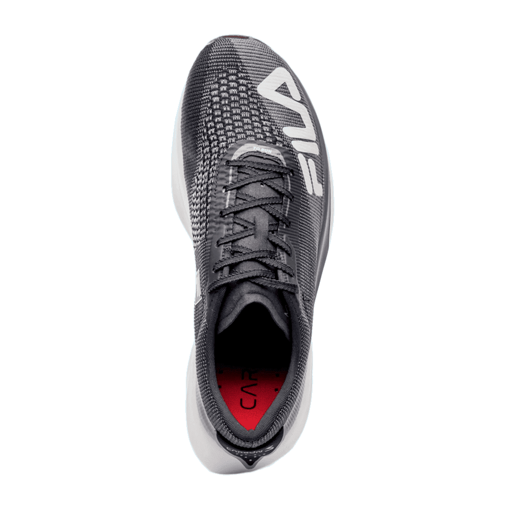 Tênis  Fila Racer Carbon 3 - masculino - preto e branco Cinza 4