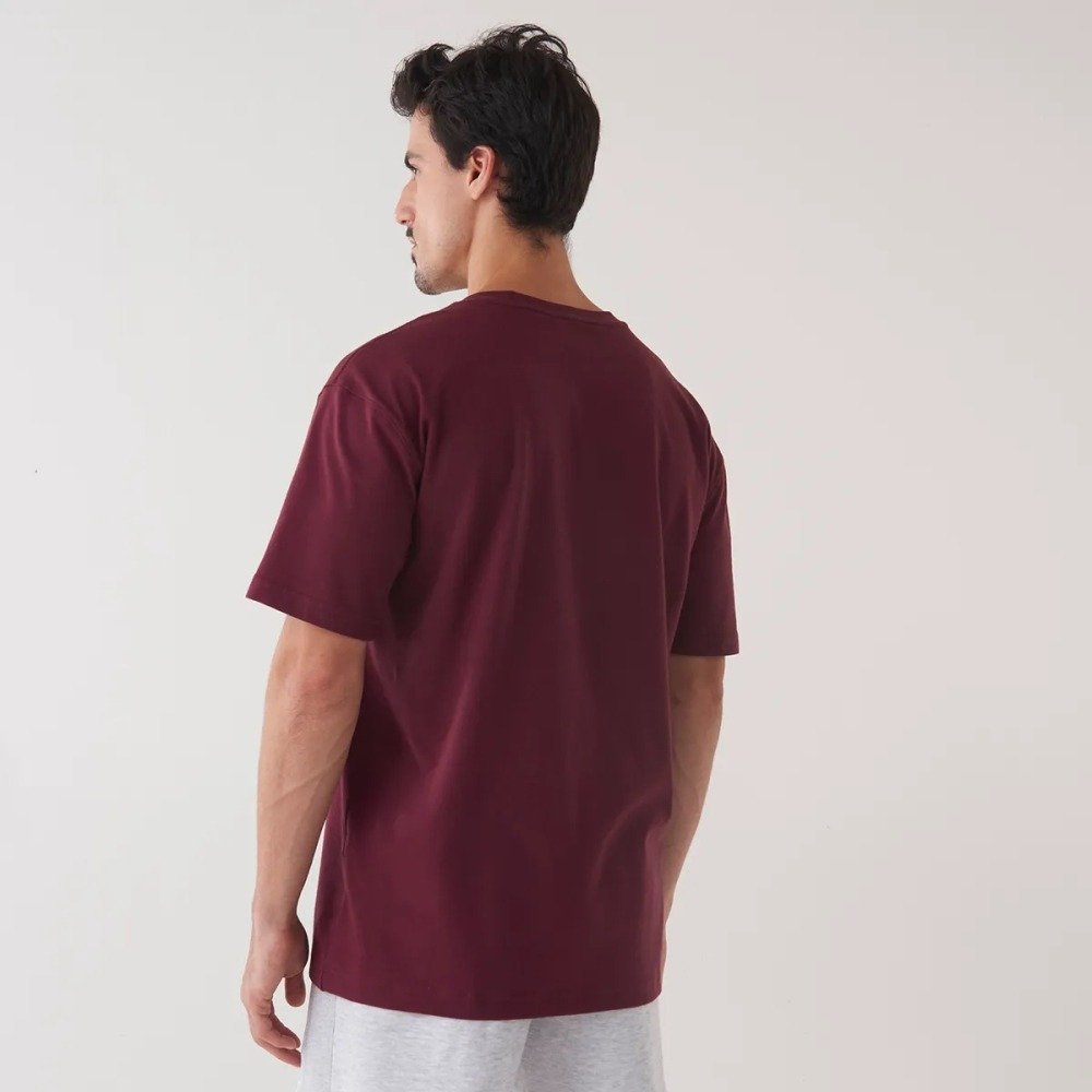Camiseta New Balance Small Logo - masculino - vinho Vinho 2