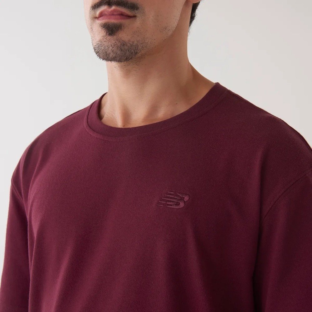 Camiseta New Balance Small Logo - masculino - vinho Vinho 5