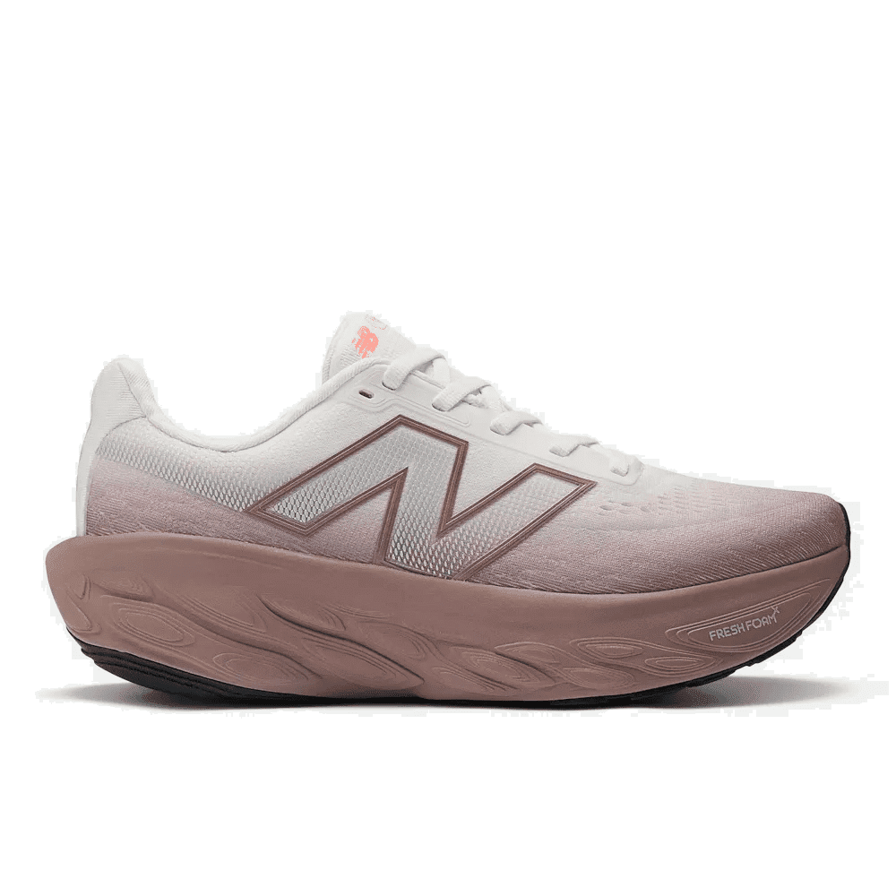 Tênis New Balance Fresh Foam X 1080 V14 - feminino - branco e marrom
