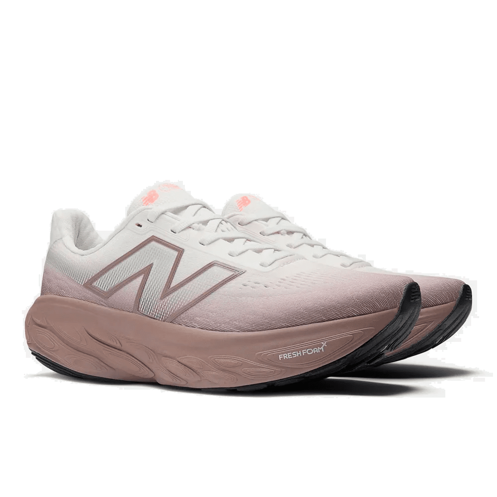 Tênis New Balance Fresh Foam X 1080 V14 - feminino - branco e marrom Branco 2