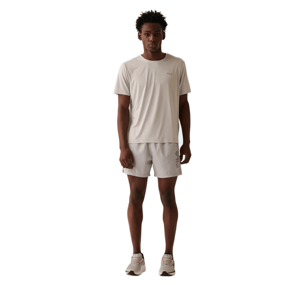 Bermuda Fila Train 5 - masculino - cinza claro