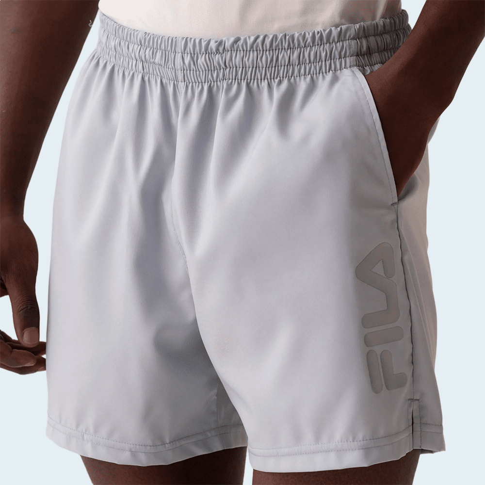 Bermuda Fila Train 5 - masculino - cinza claro Cinza 4