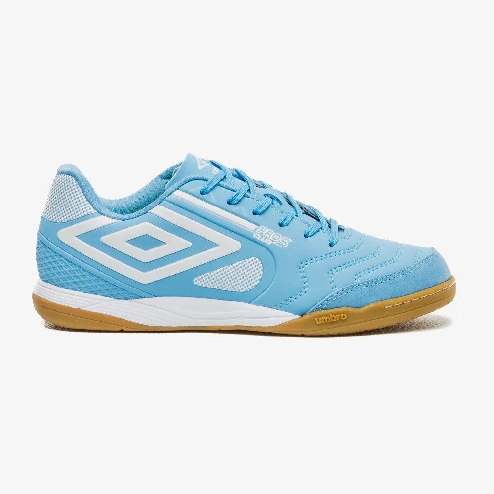Chuteira Futsal Umbro Pro 5 Bump Club - unissex - azul 