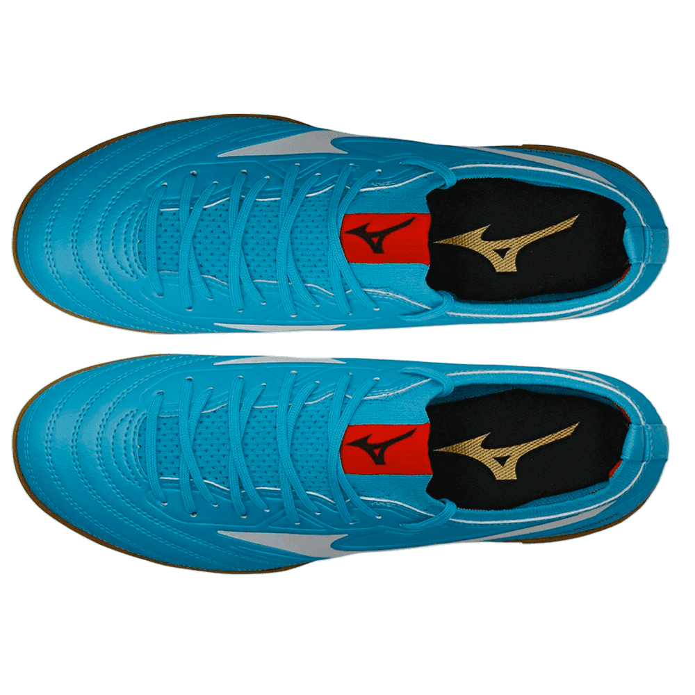 Chuteira Futsal Mizuno Regent - masculino - azul e branco Azul 4