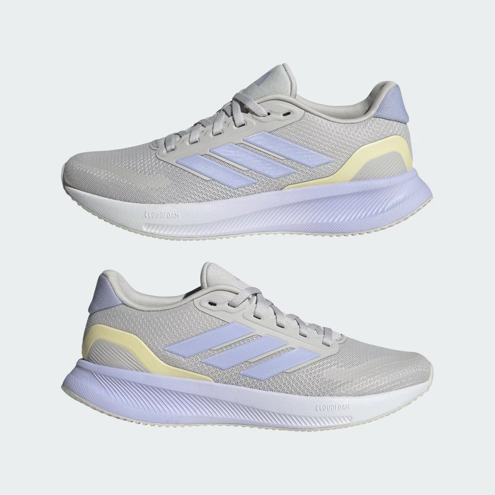 Tênis Adidas Runfalcon 5 - feminino - cinza e roxo Cinza 7
