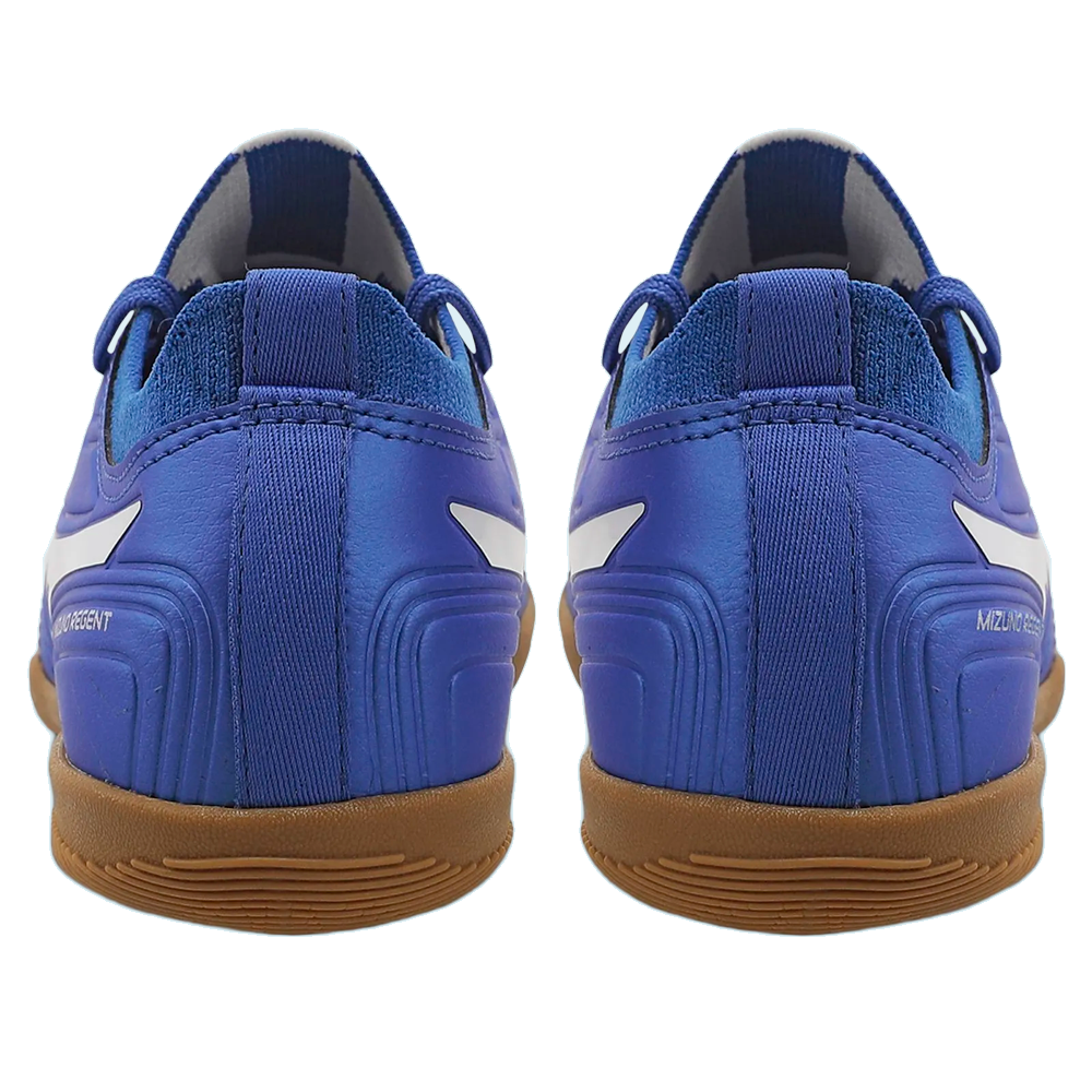 Chuteira Futsal Mizuno Regent JR - unissex - azul e branco Azul 3