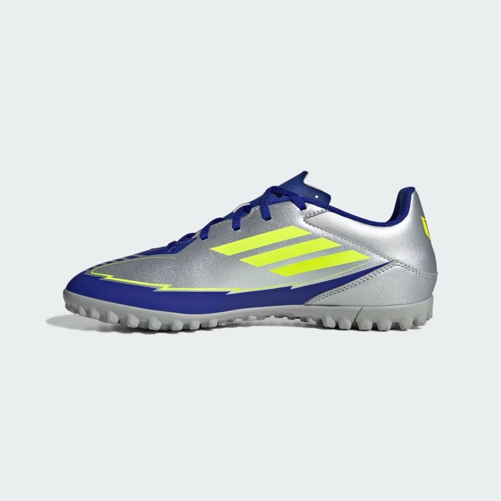 Chuteira Society Adidas F50 Club Messi - masculino - azul marinho e verde Prata 7