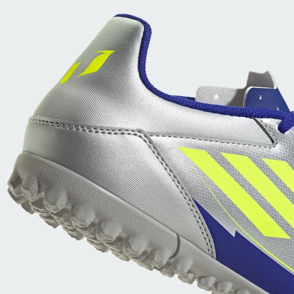 Chuteira Society Adidas F50 Club Messi - masculino - azul marinho e verde Prata 10