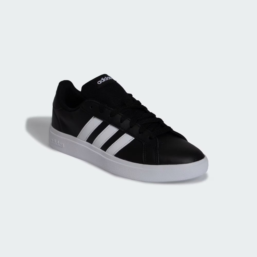 Tênis Adidas Grand Court Base 2.0 - feminino - preto e branco Preto 3