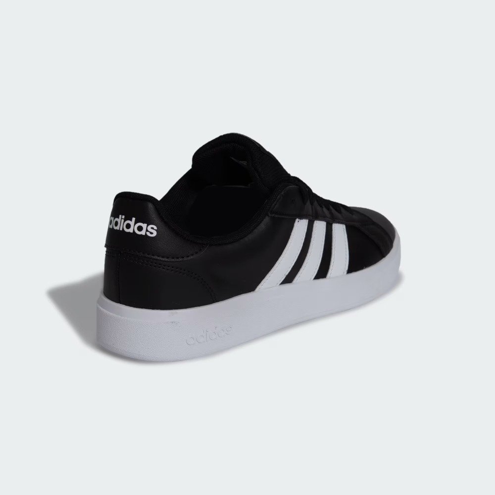 Tênis Adidas Grand Court Base 2.0 - feminino - preto e branco Preto 4