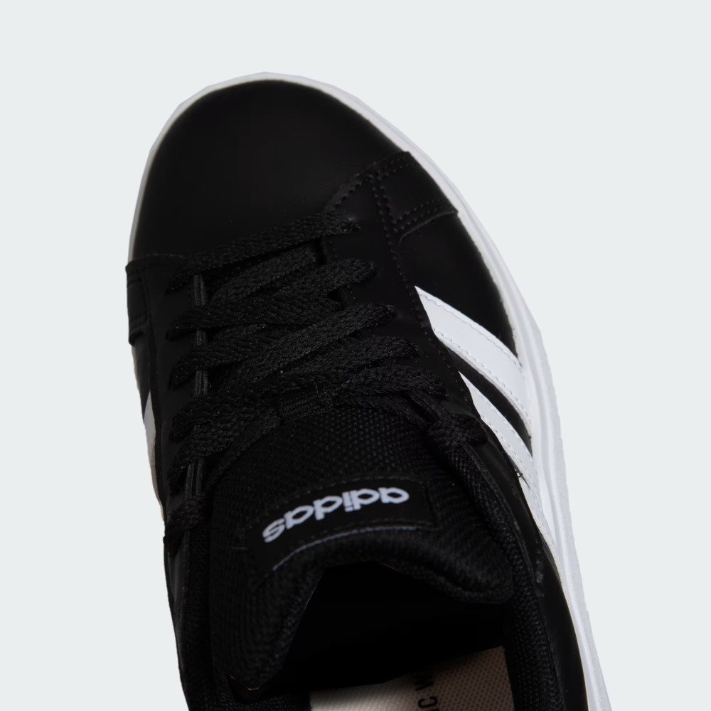 Tênis Adidas Grand Court Base 2.0 - feminino - preto e branco Preto 6