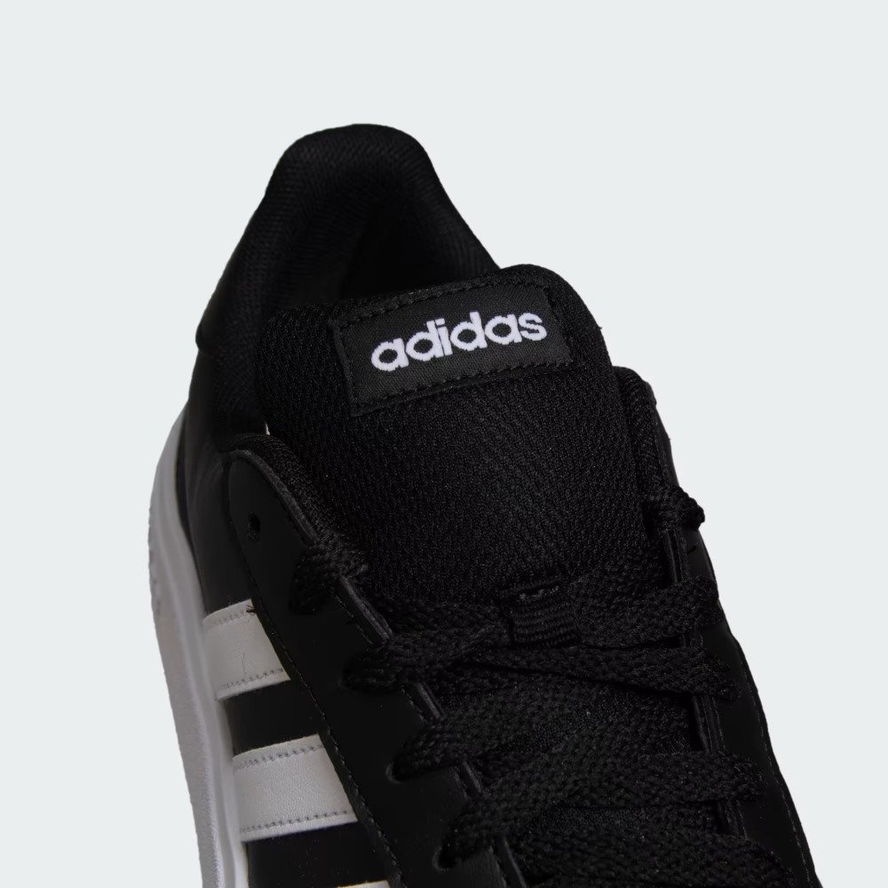 Tênis Adidas Grand Court Base 2.0 - feminino - preto e branco Preto 8