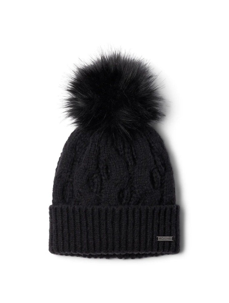 Gorro Columbia Feminino Boundless Days Cable Knit Pom - feminino - preto