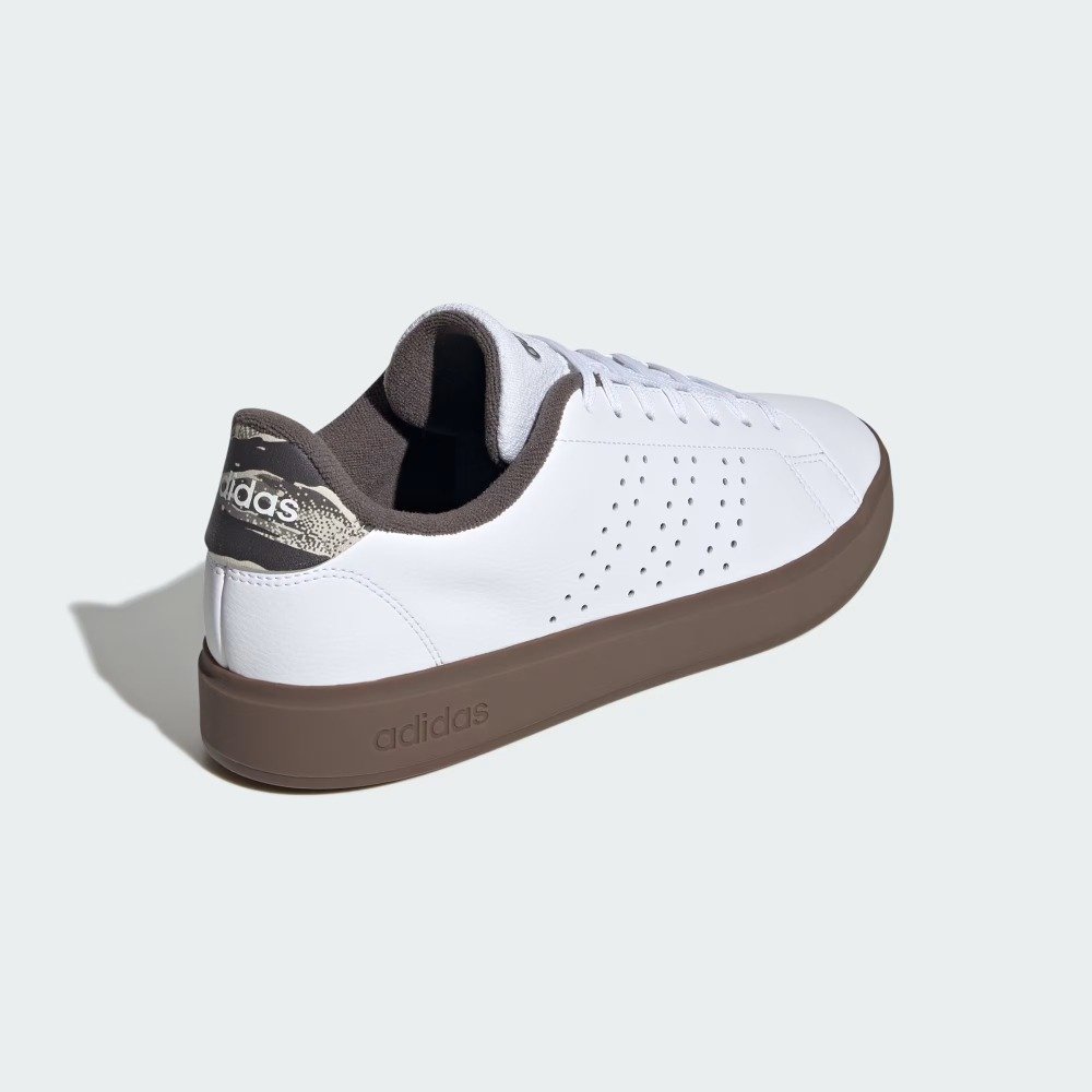 Tênis Adidas Advantage - masculino - branco e marrom Branco 5