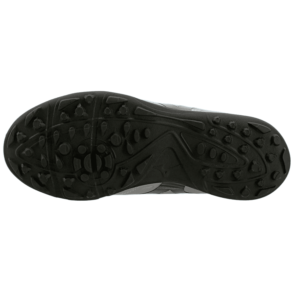 Chuteira Mizuno Regent JR - unissex - prata e preto Prata 2