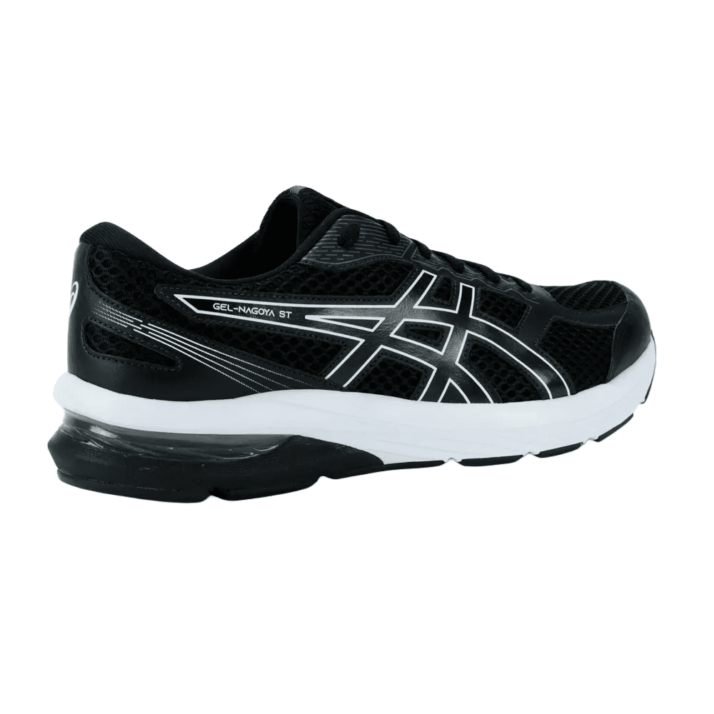 Tenis Asics Gel Nagoya St - masculino - preto e branco Preto 4