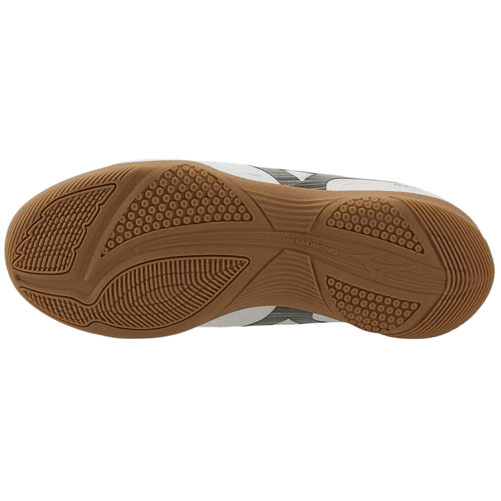 Chuteira Futsal Mizuno Regent JR - unissex - branco e preto Branco 2