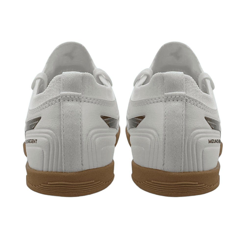 Chuteira Futsal Mizuno Regent JR - unissex - branco e preto Branco 3