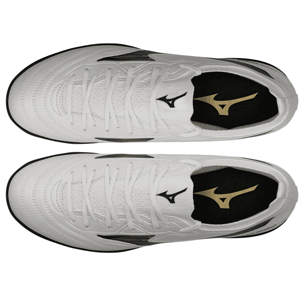 Chuteira Society Mizuno Regent AS - masculino - branco e preto Branco 4
