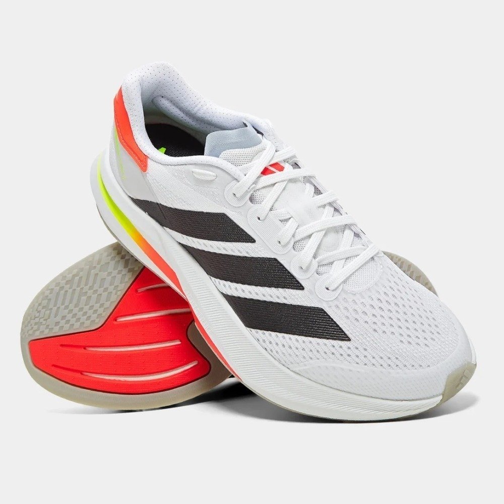 Tenis Adidas Duramo Speed 2 - masculino - branco e preto Branco 2